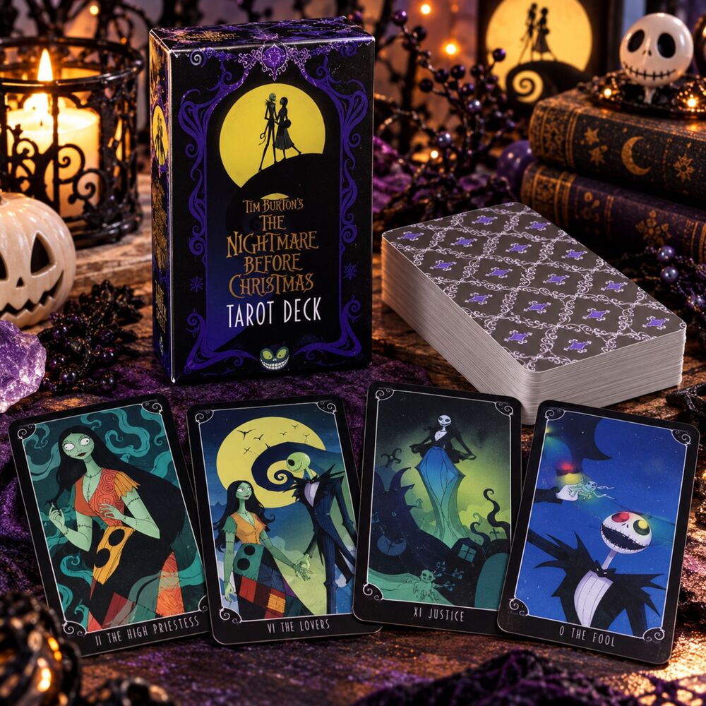 Nightmare Before Christmas Tarot 78 Cards Jack Sally New Sealed